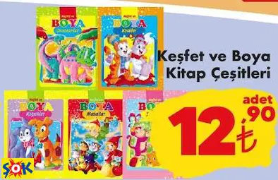 KEŞFET VE BOYA KİTAP ÇEŞİTLERİ